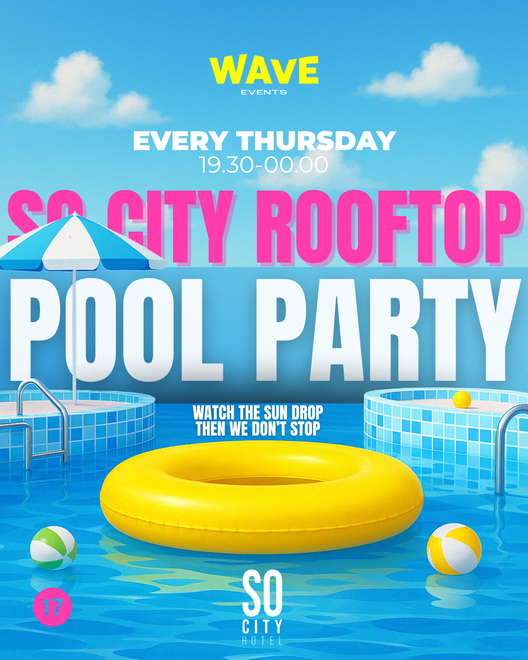 SOCITY ROOFTOP POOL PARTY